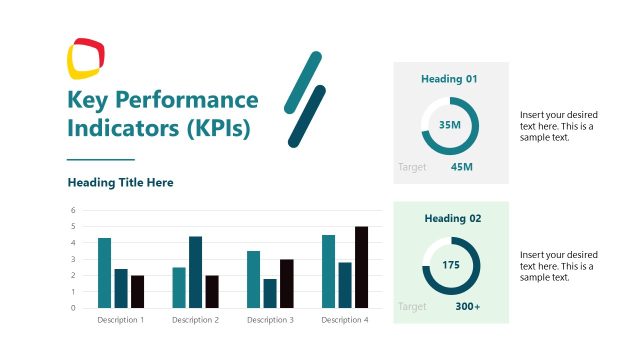 KPIs Presentation Template – Year-in-Review PPT Template