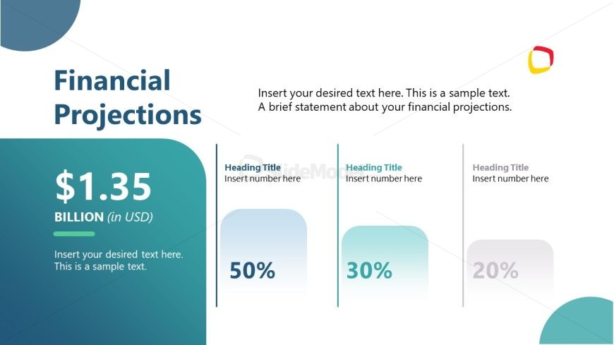 Creative Three Columns Slide for Financial Details Presentation