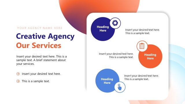 Our Services Slide – Creative Agency Template