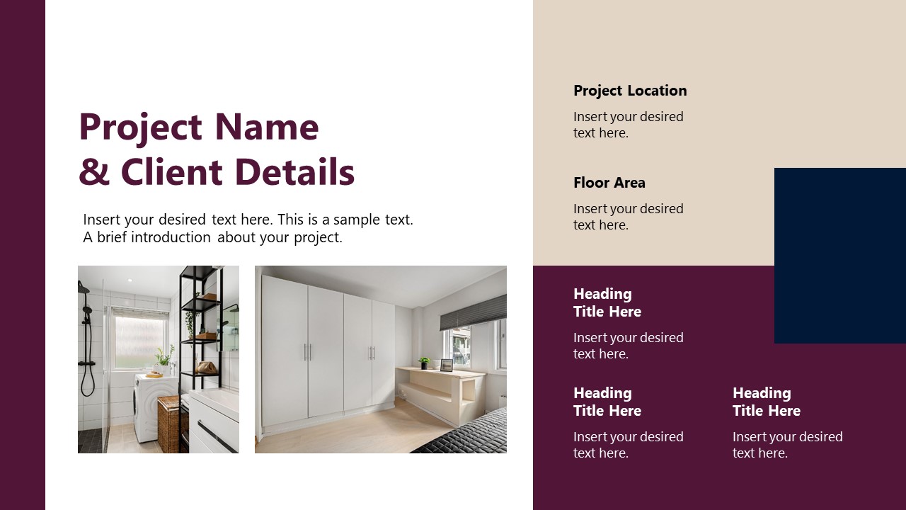 Interior Design Project PowerPoint Template