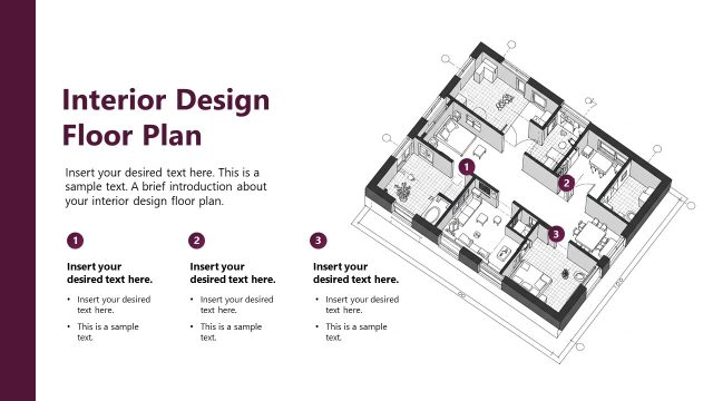 Floor Plan Design – Interior Design Project PPT Template