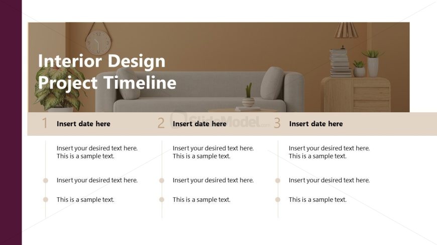 Interior Design Project Template Slide