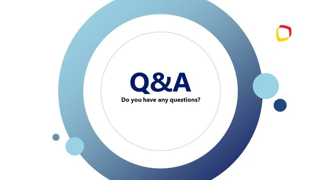 Q&A Slide for Quarterly Report Presentation Template