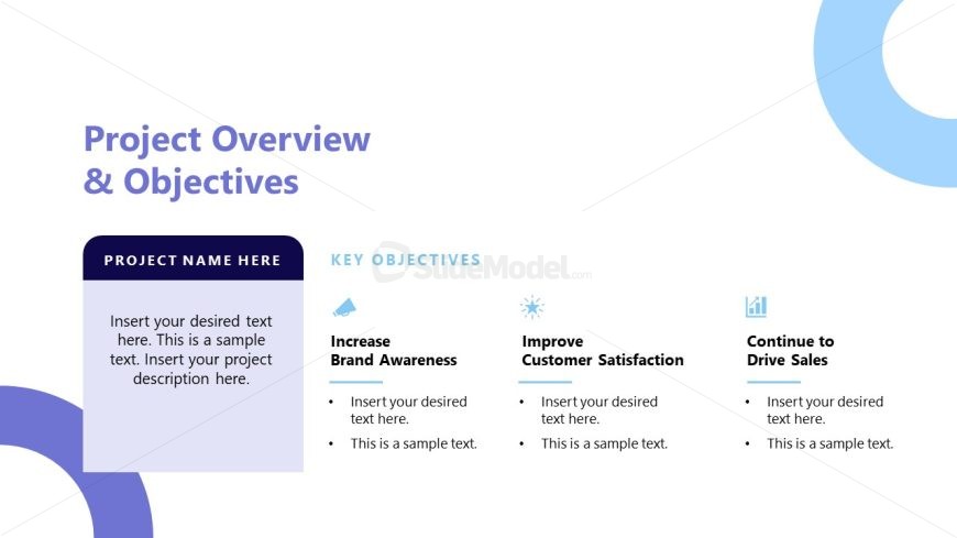 Communication Strategy Progress Template Slide