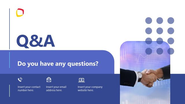 Q&A PPT Presentation Slide – Chapter 11 Bankruptcy Template