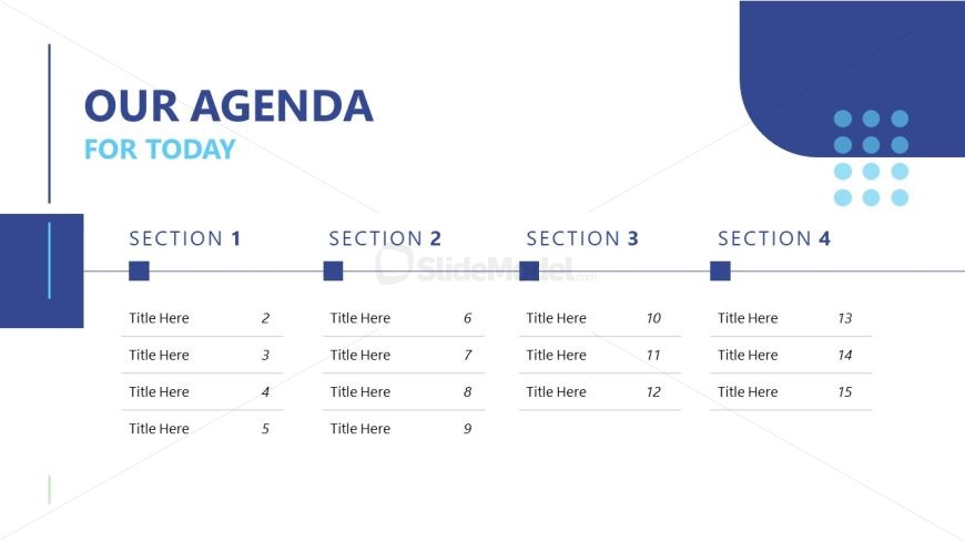 Agenda Presentation Template - Chapter 11 Bankruptcy Slide