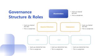 Portfolio Governance Template Slide  