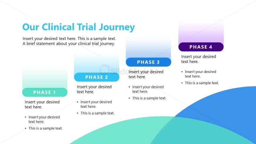 Interactive Clinical Trial Investment PPT Layout