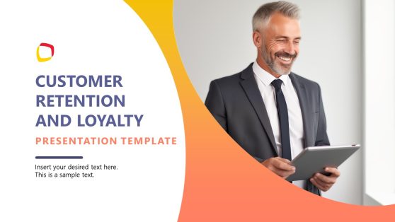 Customer Retention & Loyalty Strategy PowerPoint Template