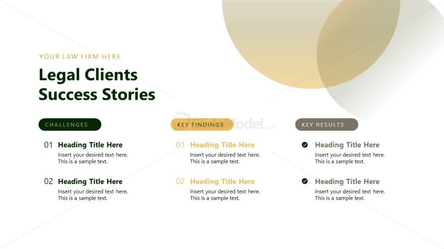 Slide for Legal Clients & Success Stories
