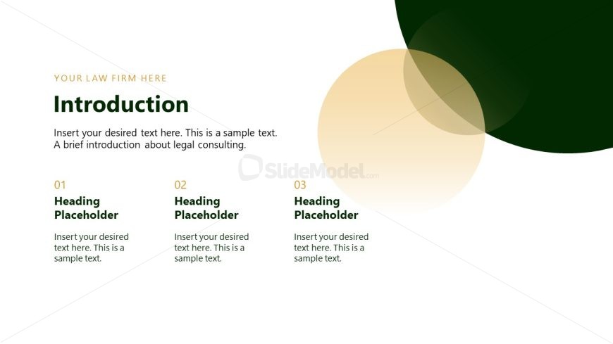 Legal Consulting Template Slide