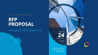 Editable Cover Slide for RFP Proposal Template