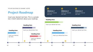 Editable Roadmap Slide for SCRUM Business Roadmap