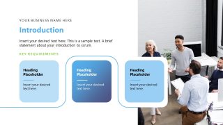SCRUM Business PPT Template - Intro Slide