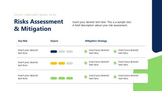 Multiple Columns & Rows Slide - Investment Proposal Template 