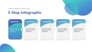 5-Stages Infographic Process Template 
