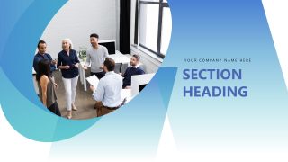 Business Presentation Section Header Slide 