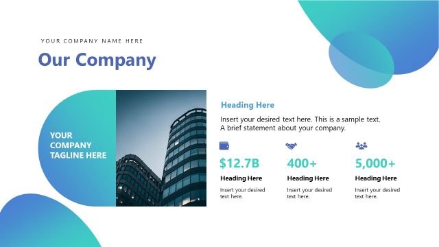 Our Company Intro Slide for Business Presentation Template