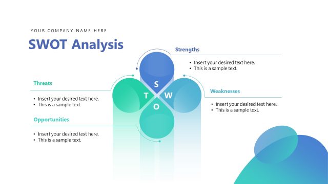 SWOT Analysis Diagram – Business Presentation Template