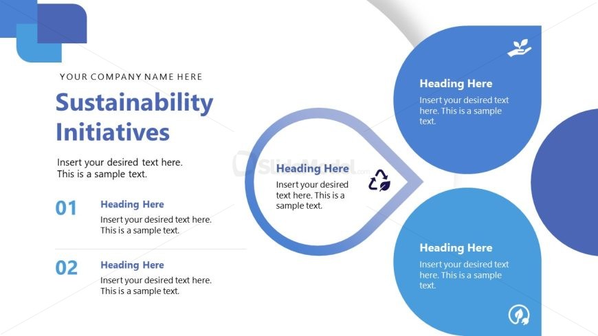 Professional Annual Report Template Slide