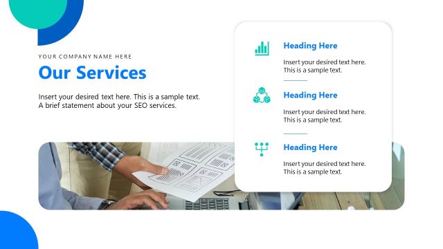 Editable Our Services Slide for Business Proposal Presentation