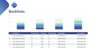 SEO Status Report Template PPT Slide 