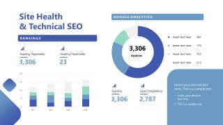 SEO Status Report Slide PPT Template 