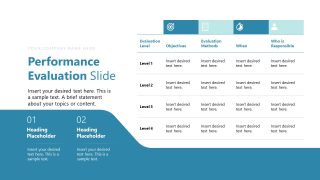 Effective Employee Training Slide with Table