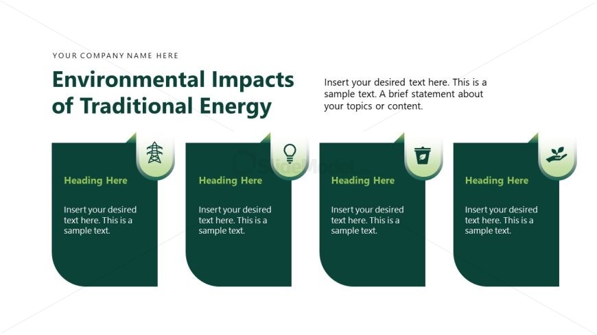 Environment Energy Template Slide