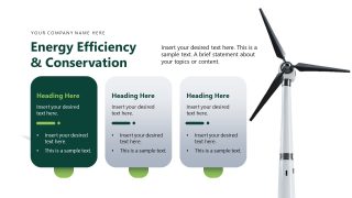 Editable Environment Energy Slide Template 