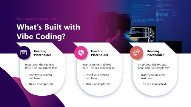 Creative Vibe Coding Presentation Slide Template