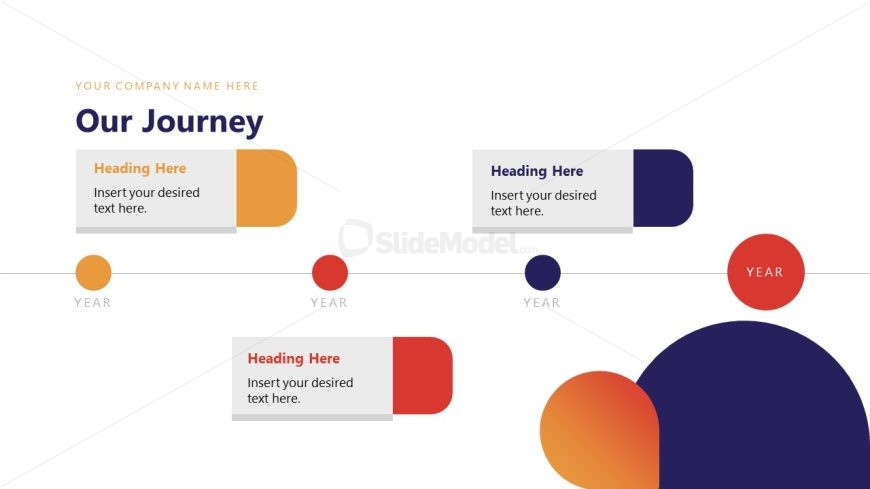 Oil & Gas Industry Slide with Timeline Presentation