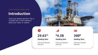 Customizable Oil & Gas Industry PPT Template