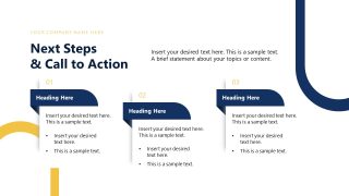 Next Steps Slide - Succession Planning Slide 