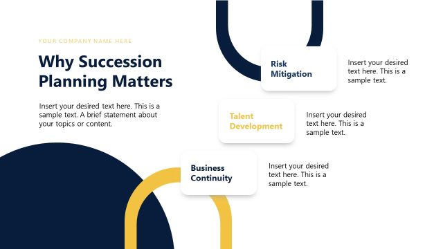 Why Succession Planning Matters Slide – Succession Planning PPT Template