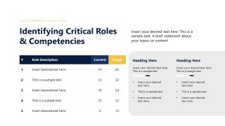 Succession Planning Template Slide 