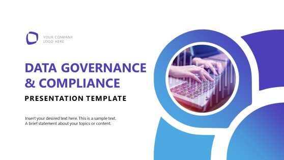 Editable Data Governance & Compliance PPT Template