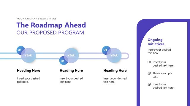 Proposed Program – Data Governance & Compliance Template Slide