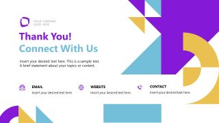 Modern Geometric Template for PPT Presentation 
