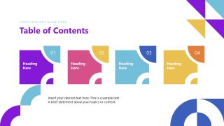 Customizable Modern Geometric PPT Template