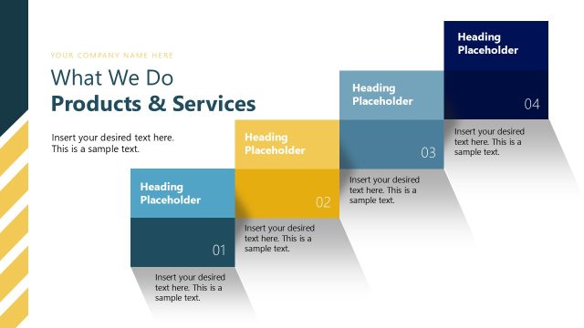 What We Do Products & Services Slide – Company Introduction Template