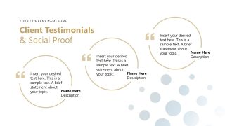 Circular Shapes Diagram - Insurance Agency Template 