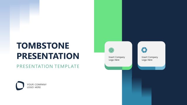 Editable Cover Slide – Tombstone Presentation Template