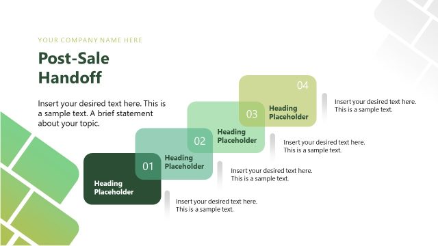 Editable Post-Sale Handoff Data Slide