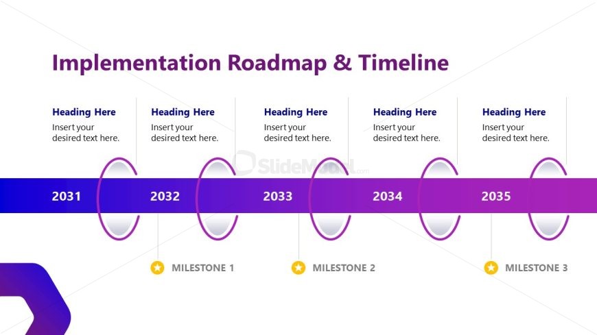 AI Strategic Plan Timeline Diagram Slide
