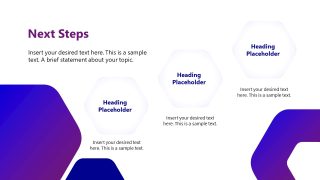 Editable Slide with Hexagon Shapes 