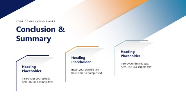 Three Points Discussion Slide for Conclusion