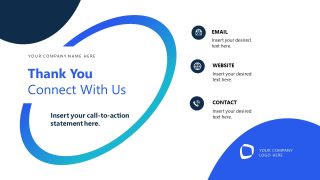 Canva Project Proposal Slide for Thank You