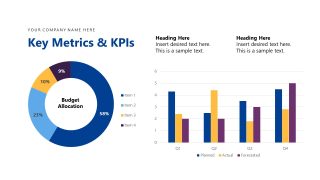 Donut Chart for KPIs - Digital Transformation BPM Template 