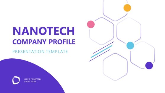 Editable Nanotech Company Profile Template 